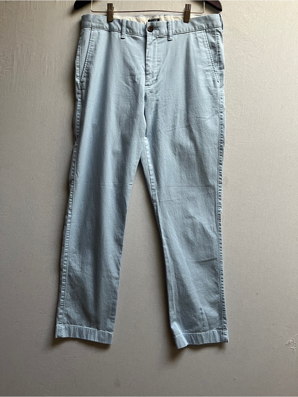 J.Crew Re-Imagined Flex Straight Chino Pants Light Blue 32